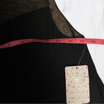 Free People  Riley Chiffon Tank - Color Black - Size: Small Photo 5