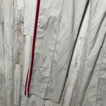 EXPRESS Vintage Y2k  Cream‎ Red Stripe Sweat Pants Wide Leg Womens Medium Photo 1