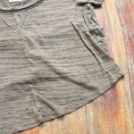 Anthropologie  Olive Green and Black Striped Women's Top size Large Photo 5