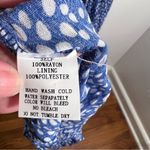 Pinch Sleeveless High Neck Maxi Dress Blue White Dots S Photo 11