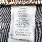 frame denim  Womens Le High Skinny Jeans Size 27 Harper Dark Wash Minimal Luxury Photo 7