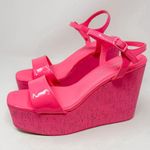Madden Girl New  Theo-C Pink Wedge Heel Platform Sandals size 7.5 Photo 1
