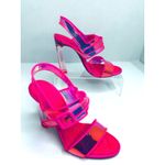 Christian Louboutin Pink Duniss PVC Transparent High Heel Sandals 100mm EU 36.5 Photo 8