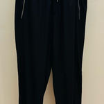 Athleta  Camden Black Joggers sweatpants Size 8 tall! Photo 0