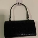 Bebe  Black Clutch with Rhinestone Logo Photo 1