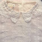 Gunne Sax Vintage Romantic Renaissance Ivory White Lace Prairie Dress 70s Photo 8
