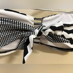 Island Soul Black White Geometric Bikini Top Women's Photo 5