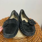 UGG  Retreat 5767 Black Suede‎ Shearling Lined Driving Loafer Moccasin Womens 7 Photo 3