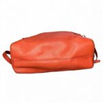 Botkier  red Orange Leather Handbag satchel quiet luxury crossbody purse Photo 5