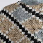 Petal and Pup  Rasmus cardigan geometric Grandma Square knit longline size Medium Photo 5