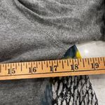 Yellow Bird Gray Cardigan Tunic Small Abstract Patchwork Long Sleeve Top‎ Photo 3