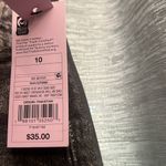 Wild Fable New 10 - High Rise Baggy Jeans Denim Wide Leg Silver Metallic Wash Photo 11