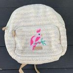 Vera Bradley  Knit Parrot Embroidered Backpack Purse Photo 0