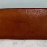 Michael Kors Women's Hamilton Zip-Around Brown Leather Wallet Photo 5