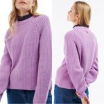 Barbour  Hartley Knit Sweater Lilac Blossom Size 4 Photo 1