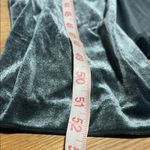 ZARA NWT  Velvet Light Green Cut Out Buckle Dress Size Small Photo 5