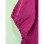 Sonoma NWT  Midi Dress Size 1X Pink Button Front Femme Pockets Cotton Feminine Photo 8