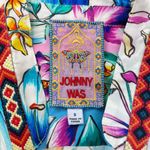 Johnny Was NWOT  Floral Long Sleeves Embroidered Button-Down Shirt Dress Size S Photo 8