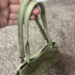 American Leather Co Light Green Leather Shoulder Bag Y2k Hobo Bag Photo 13