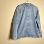 a.n.a  2X Denim Jacket Chore Coat Utility Denim Boho Preppy Plus Minimalist Capsule Photo 7