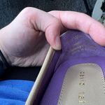 David Tate leather simona low block heel taupe Size 6.5 Photo 6