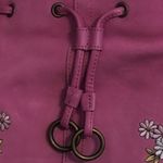 Diane Von Furstenberg  DVF Pink Vibrant Boho Style Silk Assets! Leather Suede NWT Photo 6