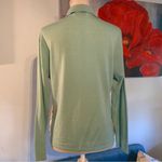 BALLA VALENTINA 38 4/6 Quilted Silk Charmeuse Floral Wool Silk Cardigan Sweater Photo 5