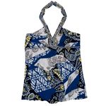 INC International Concepts Blue and White Patterned‎ Dress Size XL Photo 1