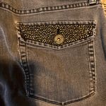 Coldwater Creek Women's Size 12 Gray Bootcut Embellished Pocket Jeans Photo 7
