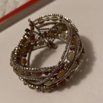 Women’s Chunky Stretchy Bracelet Cuff Beaded Multi Color Photo 5