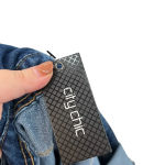 City Chic Short Ripped Overalls Dark Denim Shorterall Plus Size 18 Photo 10