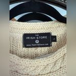 NWT The Irish Store Cable Knit Sweater Dress Size L Photo 2