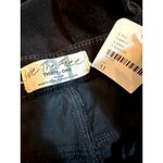 Free People  Corduroy Raw Hem Flare Jeans Black Noir 31 Photo 8