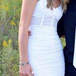 Windsor White Rhinestone Bodycon Dress Photo 0