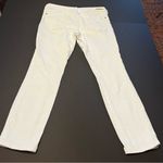 Pilcro and the Letterpress  Anthropologie Script Women‎ 29 White Denim Jean *FLAW Photo 11