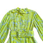 Alexis  Neela Floral Tieneck Minidress Yellow Size M Photo 1