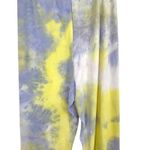 SheIn Curve Yellow Purple Tie-Dye Flare Leg Leggings Size 3XL Photo 1