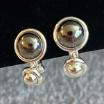 Premier Designs NEW Clip and Post Hematite Earrings Photo 0