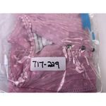 Christopher & Banks Pink Polka Dot Sheer Pintuck V Neck Blouse XL Photo 6