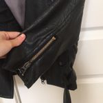 Unique Vintage Black faux leather jacket Photo 4