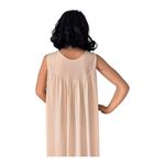 American Vintage Vintage Gilead USA long sleeveless nightgown lace satin in cream size medium Photo 9