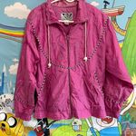 Sunterra Vintage 80s windbreaker pink zip up jacket Photo 1