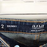 a.n.a  | Mid Rise Dark Wash Skinny Jeans Sz 2 Photo 3