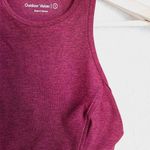 Outdoor Voices Athena Crop Top High Neck Cabernet Burgundy Size Small Photo 10