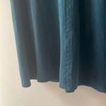 Karlie  Mini Dress Forest Green V-Neck Velour Medium Holiday Fall Christmas Photo 1