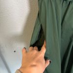 OPT Womens Green‎ Midi Dress Puff Sleeve Square Neck Party Cocktail Medium Green Photo 5