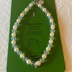 Kate Spade : Faux Pearl/Aqua Blue Bead Phone Charm Photo 11