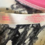 PINK - Victoria's Secret Pink Victoria’s Secret Strappy Bralette Bra Sz. L Black White Marble Padded Sexy Photo 3