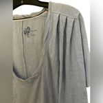 Pilcro  Blue Short Split Sleeve Top NWOT Photo 4