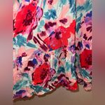 easel Floral Tie-Back Mini Dress - Red, Pink, Blue Photo 3